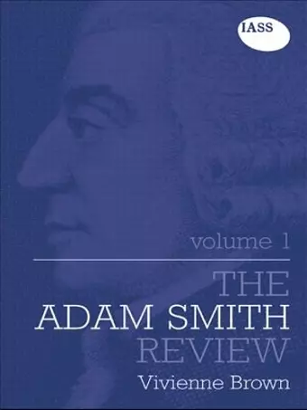 The Adam Smith Review: Volume 1 cover