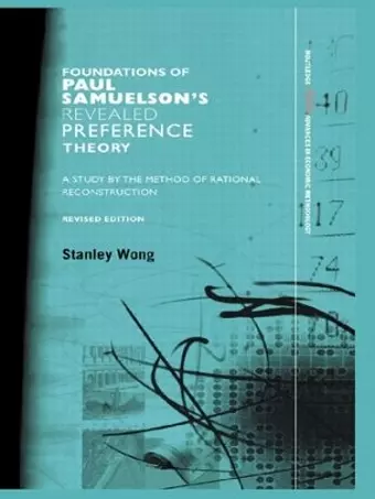 Foundations of Paul Samuelson's Revealed Preference Theory cover