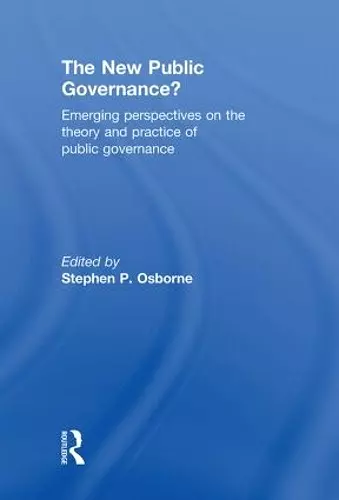 The New Public Governance? cover