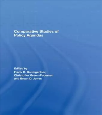 Comparative Studies of Policy Agendas cover