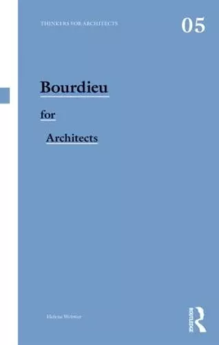 Bourdieu for Architects cover