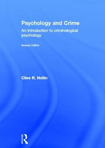 Psychology and Crime cover