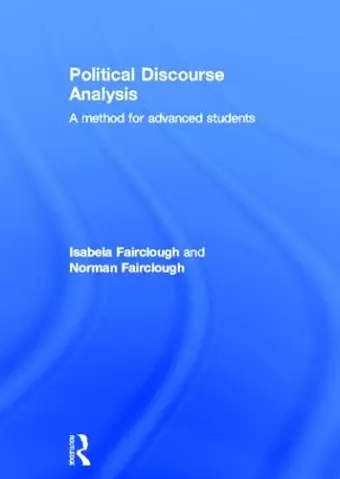 Political Discourse Analysis cover