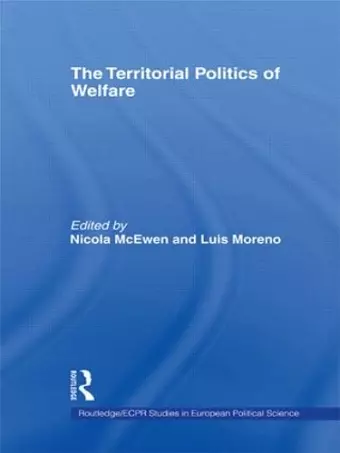 The Territorial Politics of Welfare cover