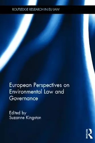 European Perspectives on Environmental Law and Governance cover