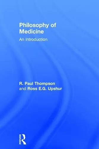 Philosophy of Medicine cover