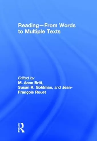 Reading - From Words to Multiple Texts cover