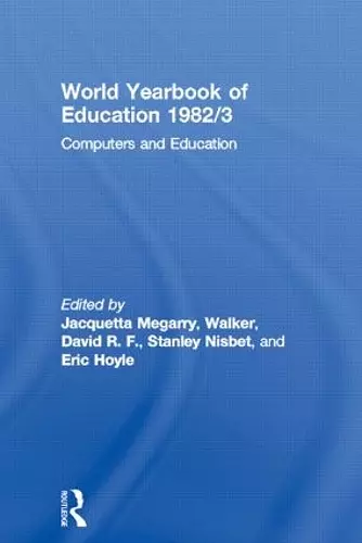 World Yearbook of Education 1982/3 cover