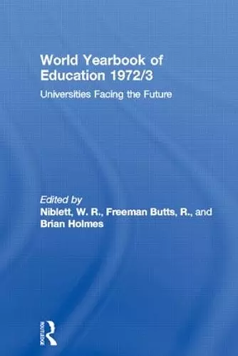 World Yearbook of Education 1972/3 cover