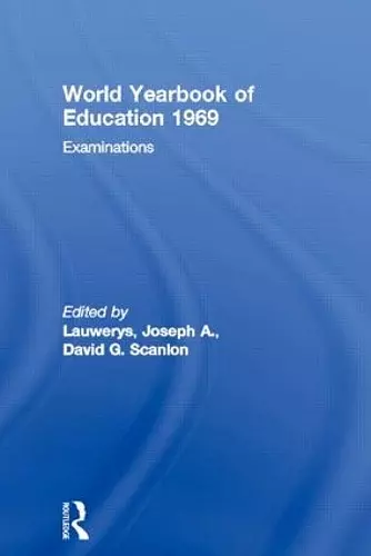 World Yearbook of Education 1969 cover