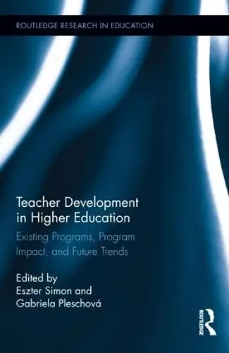 Teacher Development in Higher Education cover