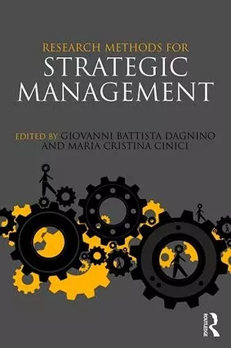 Research Methods for Strategic Management cover