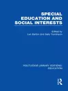 Special Education and Social Interests (RLE Edu M) cover