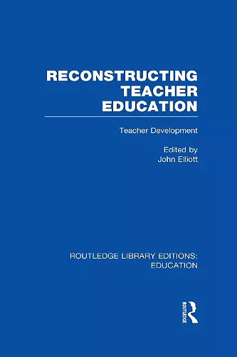 Reconstructing Teacher Education (RLE Edu N) cover