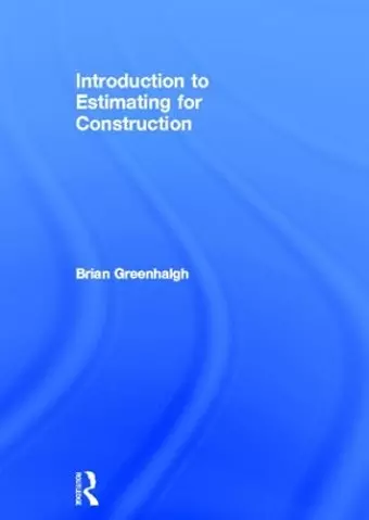 Introduction to Estimating for Construction cover