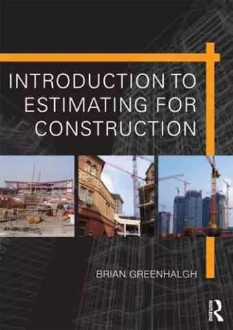 Introduction to Estimating for Construction cover