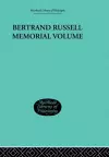 Bertrand Russell Memorial Volume cover