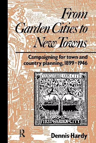 From Garden Cities to New Towns cover