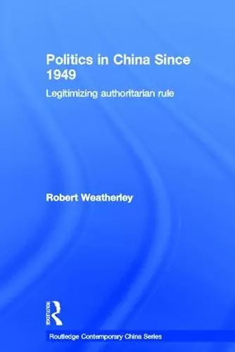 Politics in China since 1949 cover