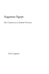 Augustan Egypt cover