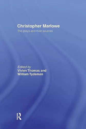 Christopher Marlowe cover