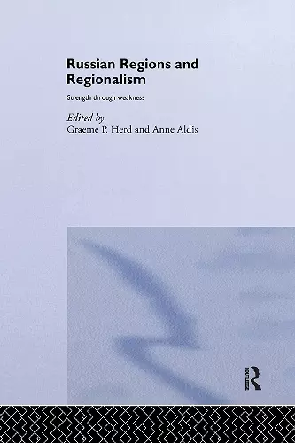 Russian Regions and Regionalism cover