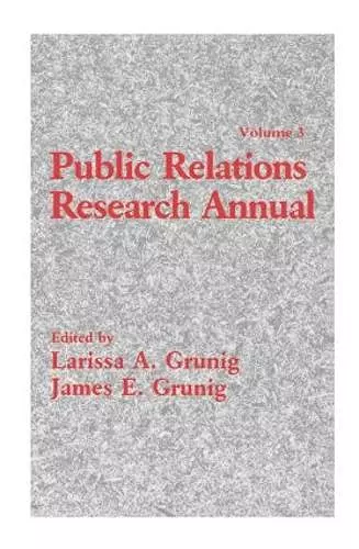 Public Relations Research Annual cover