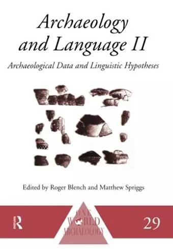 Archaeology and Language II cover