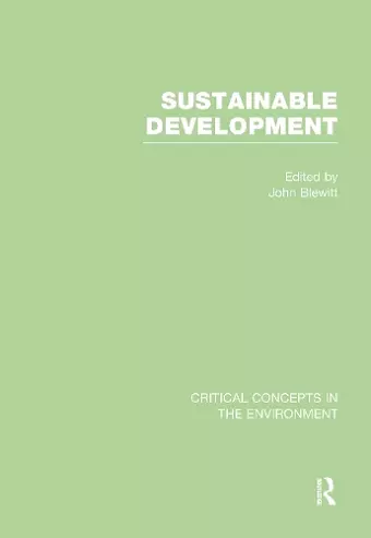 Sustainable Development cover