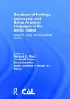 Handbook of Heritage, Community, and Native American Languages in the United States cover