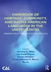 Handbook of Heritage, Community, and Native American Languages in the United States cover