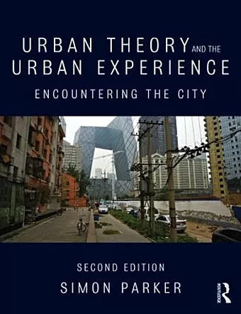 Urban Theory and the Urban Experience cover