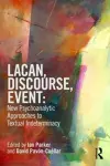 Lacan, Discourse, Event: New Psychoanalytic Approaches to Textual Indeterminacy cover