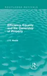 Efficiency, Equality and the Ownership of Property (Routledge Revivals) cover