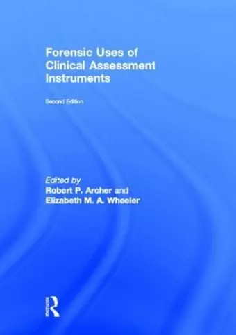 Forensic Uses of Clinical Assessment Instruments cover