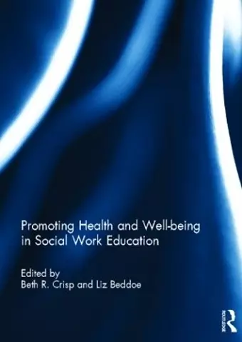 Promoting Health and Well-being in Social Work Education cover