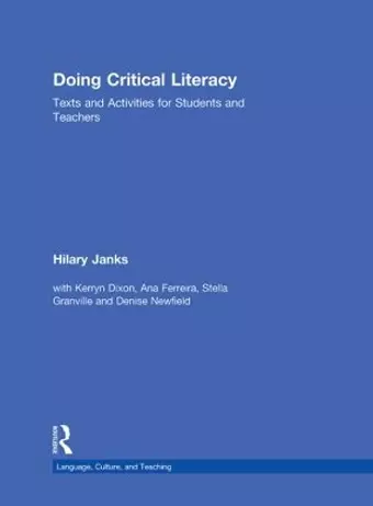 Doing Critical Literacy cover