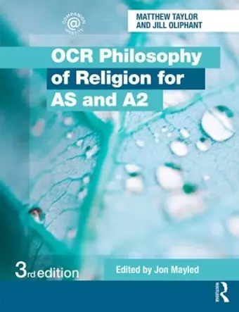 OCR Philosophy of Religion for AS and A2 cover