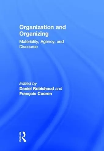 Organization and Organizing cover