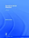 Surveys In Social Research cover