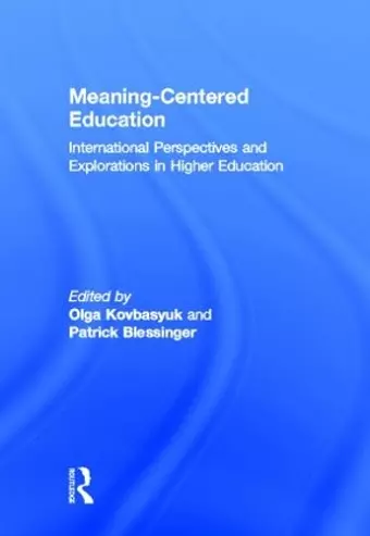 Meaning-Centered Education cover
