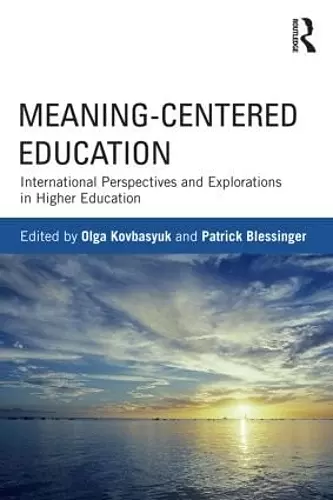 Meaning-Centered Education cover