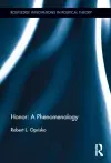 Honor: A Phenomenology cover