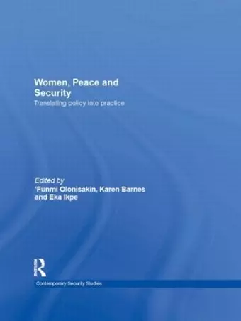 Women, Peace and Security cover