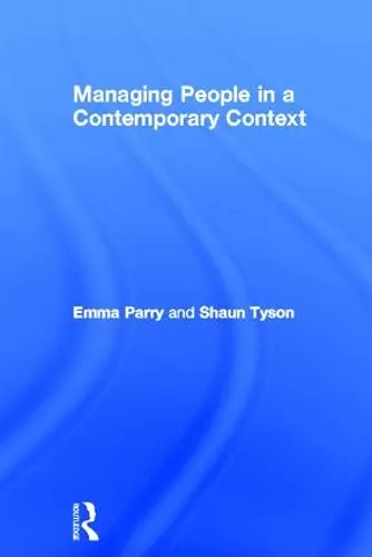 Managing People in a Contemporary Context cover