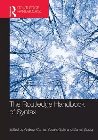 The Routledge Handbook of Syntax cover