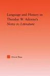 Language and History in Adorno's Notes to Literature cover
