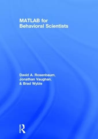 MATLAB for Behavioral Scientists cover