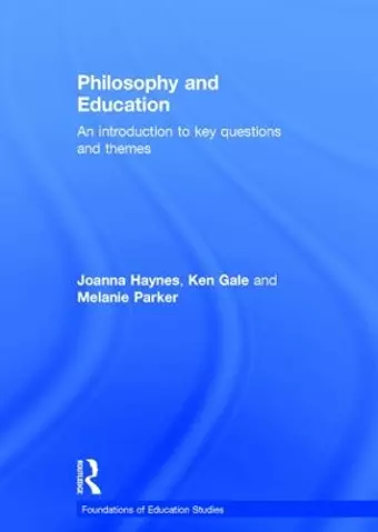 Philosophy and Education cover