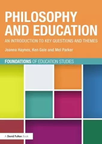 Philosophy and Education cover